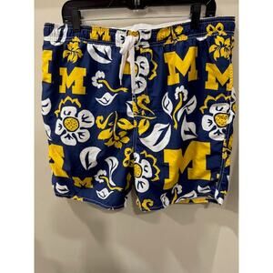 Wes & Willy University of Michigan Swim Trunks